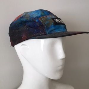 Yea Nice Space Theme 5-Panel Hat